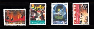 LEBANON - LIBAN MNH SC# 591-594 FESTIVALS IN LEBANON