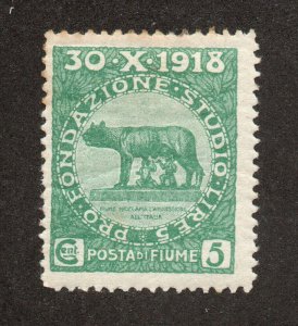 FIUME - Sc# B4 MH - Genuine - See images          /          Lot 0824087