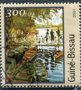 Guinea-Bissau 2001 CLAUDE MONET Paintings 1 Stamp fine used Perforated VF