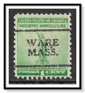 US Precancel #899 Ware MA Used