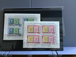 Uruguay 1966  mint never hinged stamps sheets  R26990