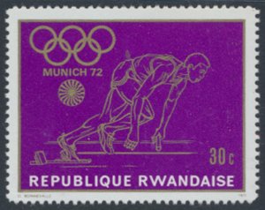 Rwanda  SC# 415  MNH  Olympics 1972  see details/scans 