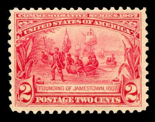 momen: US Stamps #329 Mint OG NH PF Cert