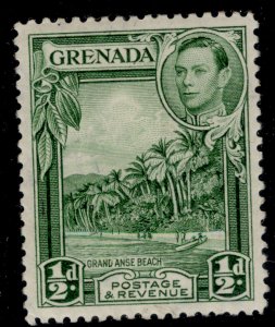 GRENADA GVI SG153, ½d yellow-green, M MINT. Cat £19.