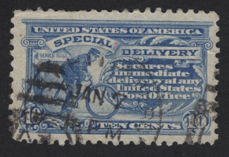 United States USED Scott Number E10   VF   #F4  - BARNEYS 