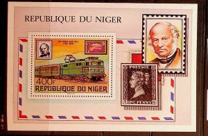 NIGER Sc 531 NH SOUVENIR SHEET OF 1979 - TRAIN