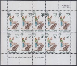 NEW ZEALAND Sc # B90a CPL MNH SHEETS of 10 DOMESTIC ANIMALS