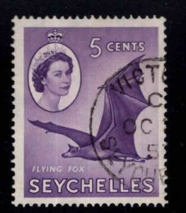 Seychelles Scott 196 Used Flying Fox, Fruit Bat stamp