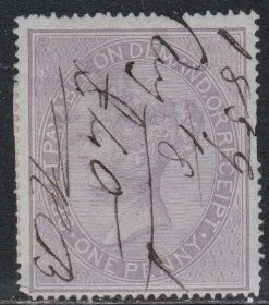 Great Britain Revenue stamp from 1859 era, Used