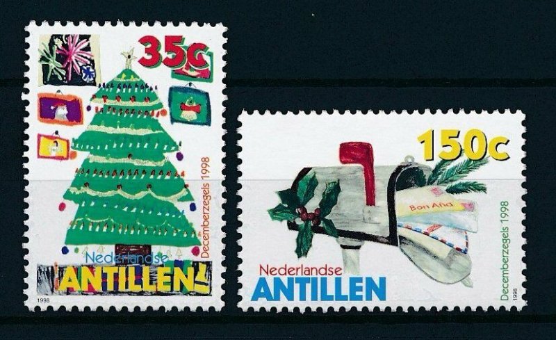 [NA1247] Netherlands Antilles Antillen 1998 Christmas Tree Mail Box MNH