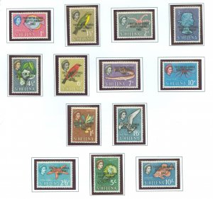 Tristan da Cunha #55-67 Unused Single (Complete Set)