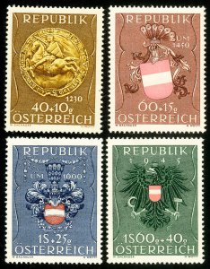 Austria Stamps # B264-7 MNH XF Scott Value $35.00