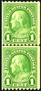 U.S. #604 MINT Pair OG NH