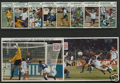 Lesotho 997-1006 MNH Sports, Soccer