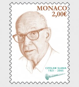 2021 Monaco Czeslaw Stania Master Engraver (Scott 3059) MNH