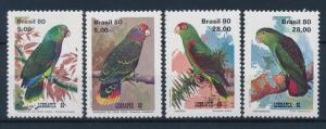 [37871] Brazil Brasilien 1980 Birds Vögel Oiseaux Ucelli  Parrots MNH