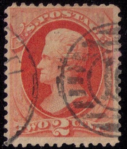 US Sc 183 Used Vermilion F-VF