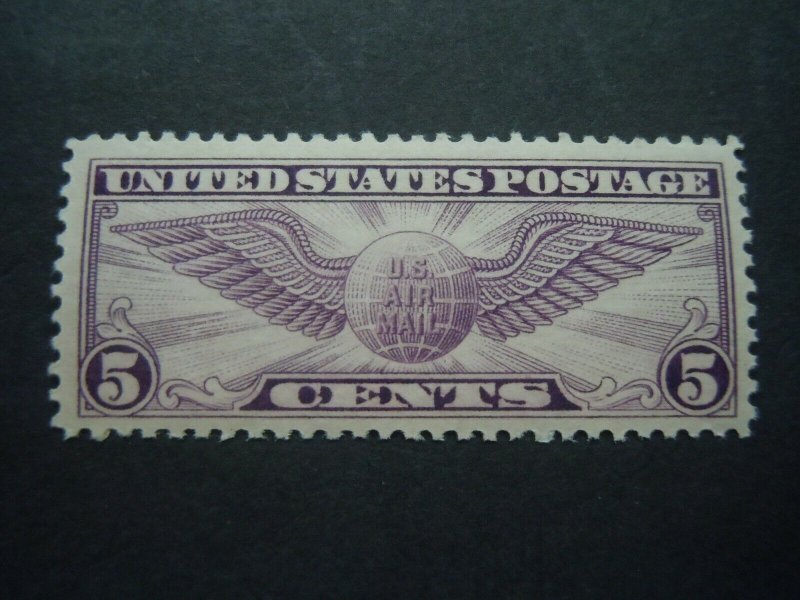 1930 #C12 5c Winged Globe Perf 11 MNH OG Superb VF/XF CV $17.50 #2