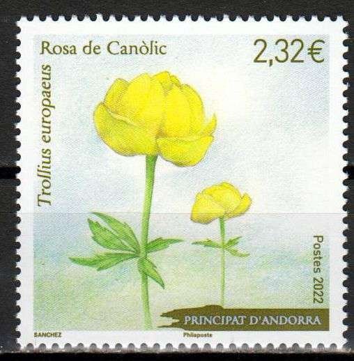 Andorra - Postfris/MNH - Flowers 2022