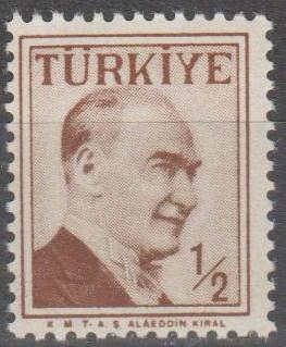 Turkey #1264  MNH F-VF (ST2227)