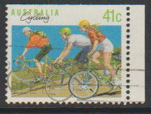 Australia SG 1180a  FU - from booklet top right  imperf -...