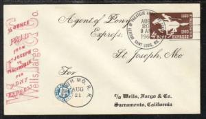 Wells Fargo 1960 Local Post Cover