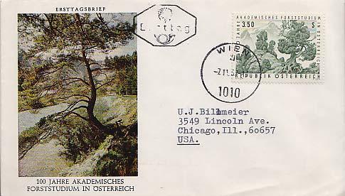 Austria, First Day Cover, Plants