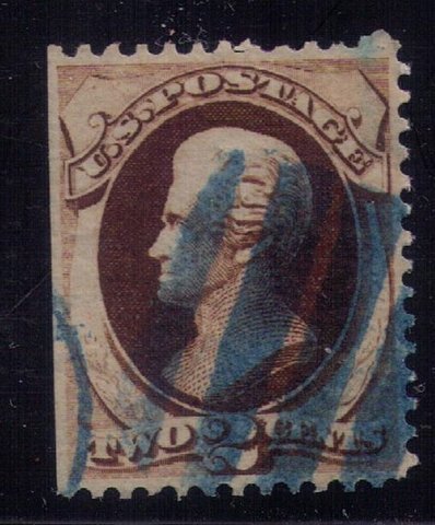 US Sc 146 Used Dark red Brown 2c F-VF