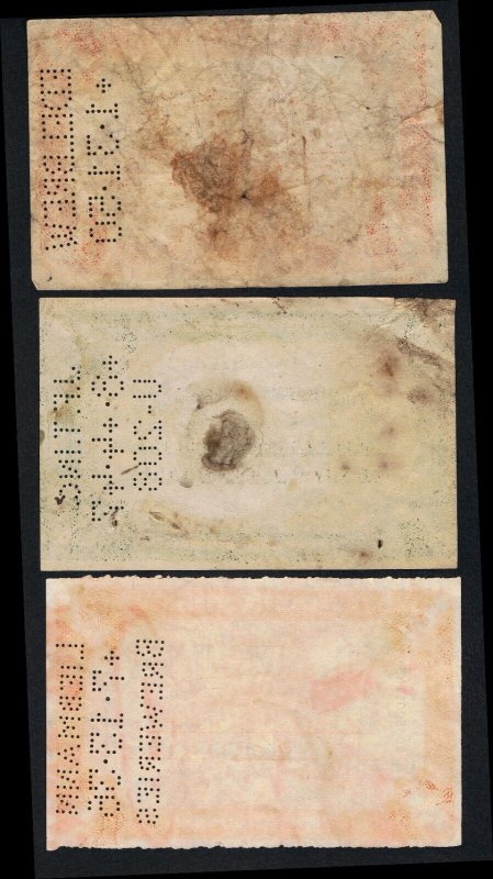 GENUINE SCOTT #REA181 REA183 REA185 1934-1945 USED SET OF 3 BEER STAMPS #17692 