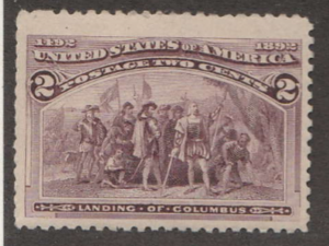 U.S. Scott #231 Columbian Stamp - Mint Single