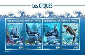 Z08 TG190577a TOGO 2019 Orcas MNH ** Postfrisch