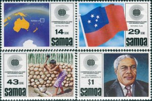 Samoa 1983 SG634-637 Commonwealth Day set MNH