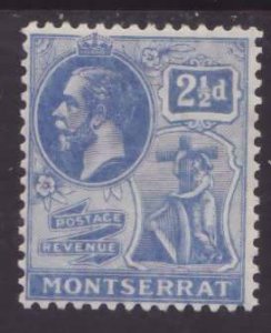 Montserrat-Sc#62- id13-unused NH og 2&1/2p ultra KGV-1922-29-
