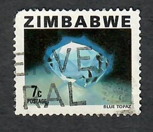 Zimbabwe #418 used single