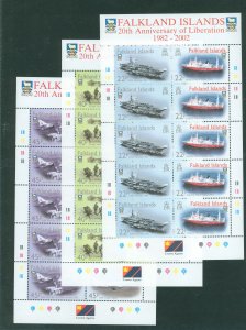 Falkland Islands #809-811  Multiple