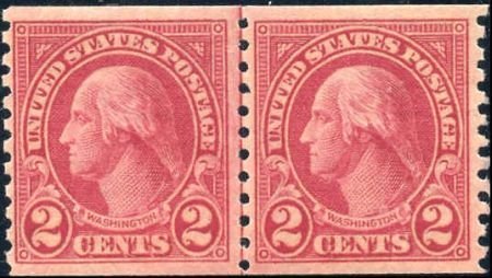 US 599a  VF NH Line Pair