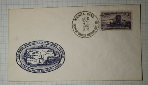 SPA Convention Wichita KS Philatelic Cachet Cover 1947