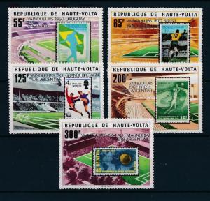 [60737] Burkina Faso Upper Volta 1979 World Cup Soccer Football Ovp silver MNH