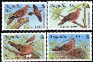 Bird, Turtle Dove, Anguilla SC#923-926 MNH set