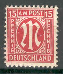 Germany - Allied Occupation - AMG - Scott 3N9 MNH (SP)