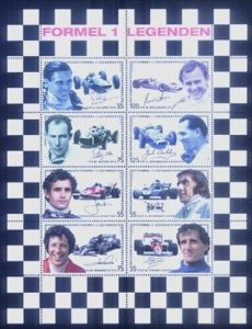 HERRICKSTAMP AUSTRIA Sc.# 2051 Formula 1 Auto Racing Automobile Stamps