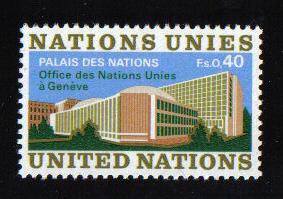 United Nations Geneva  #22  MNH  1972  40c Palais des Nations