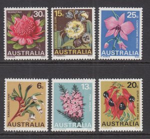 Australia 434-439 Flowers MNH VF