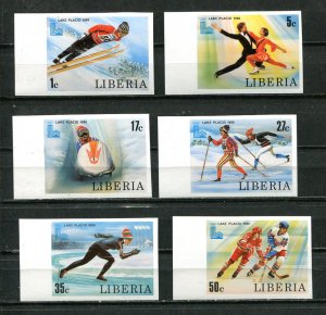 Liberia 1980  SC 867-872 MNH  Imperf Proof Sheets Olympics Lake Placid 7556