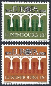 1984 Luxembourg 1098-1099 Europa Cept 4,00 €