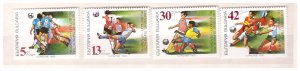 Bulgaria 1990 World Soccer Championship Italy 4 v MNH