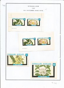 EYNHALLOW -1982 - Flowers - Sheets - Mint Light Hinged - Private Issue