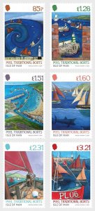 Isle of Man - Postfris/MNH - Complete set Traditional Boats 2024