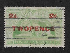 NEW ZEALAND SC# 174 FVF/U 1922