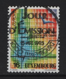 Luxembourg  #927  used  1995  liberation 16fr